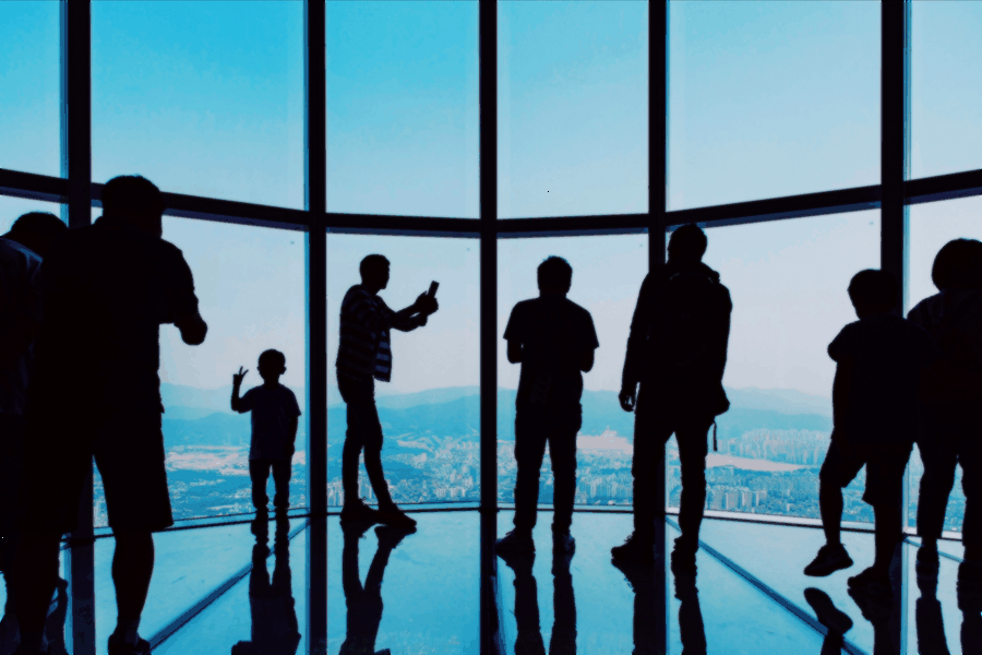 executive presence, confident presentation, business stage, leadership audience, professional setting